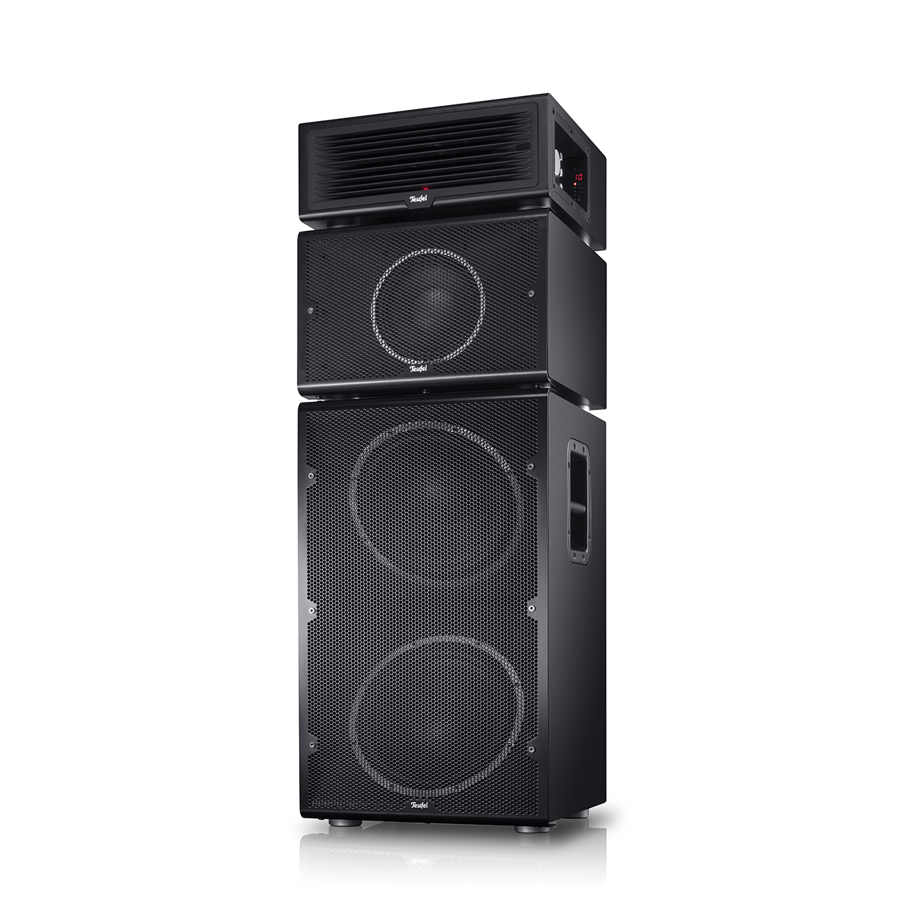 Teufel Power HiFi Mono-vloerluidspreker Hifi-kwaliteit bluetooth 440 Watt Zwart