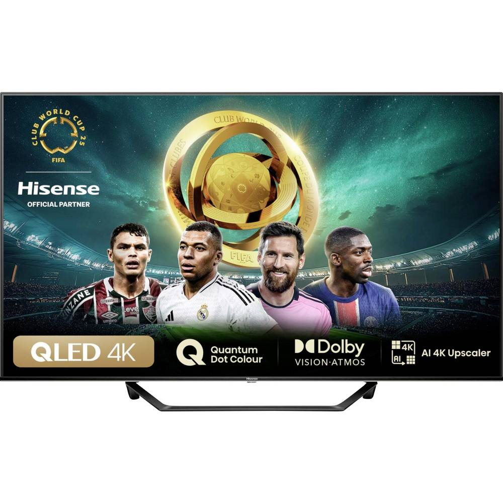 Hisense 55A7NQ QLED-TV 139 cm 55 inch Energielabel E (A - G) Grijs
