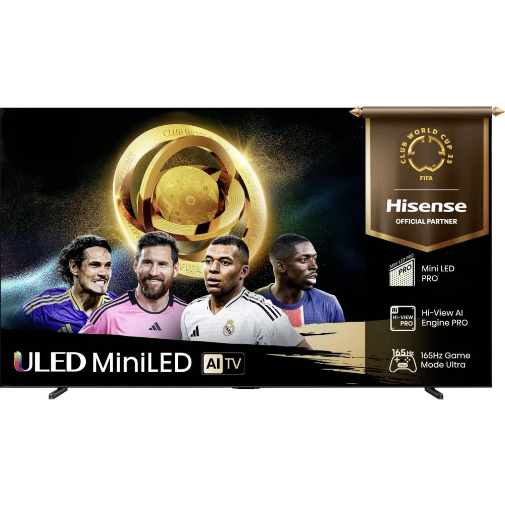 Hisense 100U7Q PRO LED-TV 253 cm 100 inch Energielabel D (A - G) Zwart