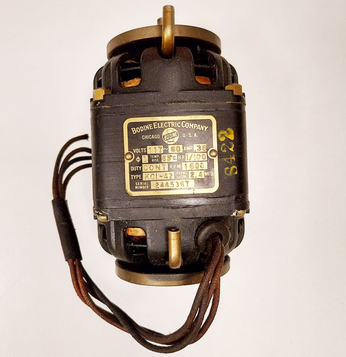 Fiftiesstore Seeburg Bodine KCI-42 Motor