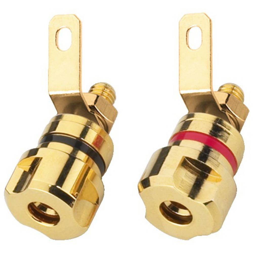 Monacor LS-klemmen BP-405G 1 paar