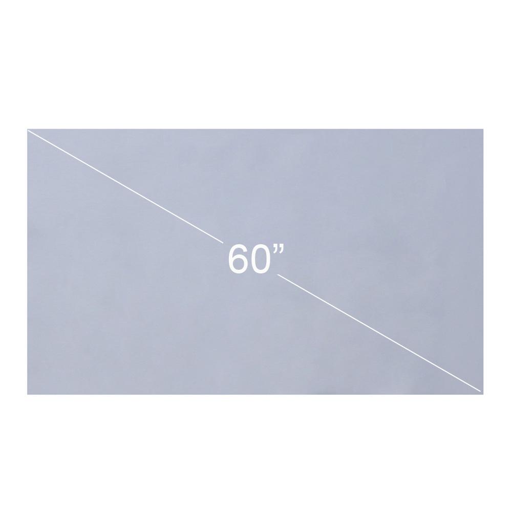 Andoer Draagbaar projectorscherm HD 16:9 frameloos videoprojectiescherm Opvouwbaar aan de muur gemonteerd voor thuisbioscoopfilms op kantoor 60-inch