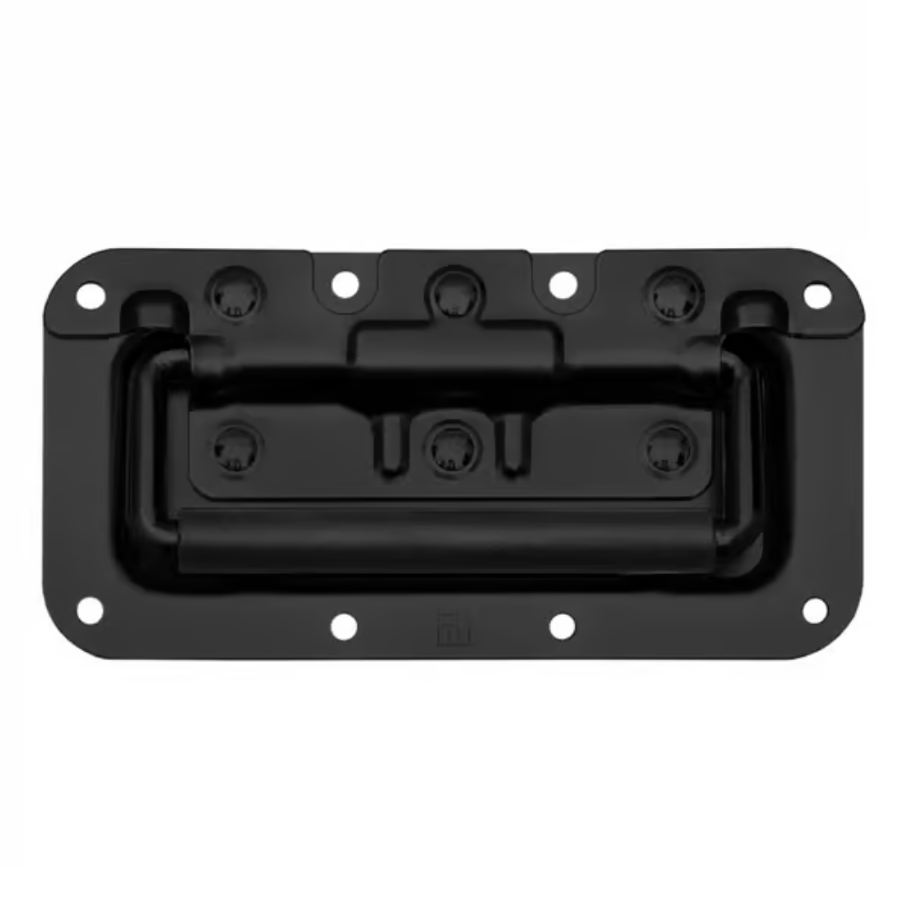 Adam Hall 340822BLK Inbouw handgreep PVC zwart