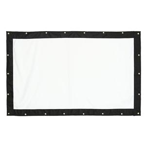 OutsideWorld 200 Inch 16:9 Wandmontage Buiten Film Filmprojector Projectiescherm Gordijn zwart