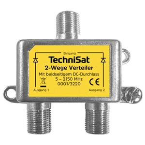 TechniSat 2-Wege-Verteiler Satellietsignaalverdeler 2-voudig