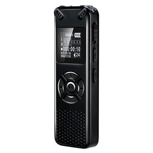 Honor Electronics 8GB Digitale Voice Recorder Spraakgestuurd of Opname met Afspelen MP3 Muziekspeler 572 uur zwart