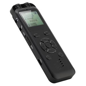Honor Electronics Digitale voicerecorder van 32 GB Spraakgestuurd o Ruisonderdrukking opnemen bij het afspelen van MP3-muziek 32GB zwart