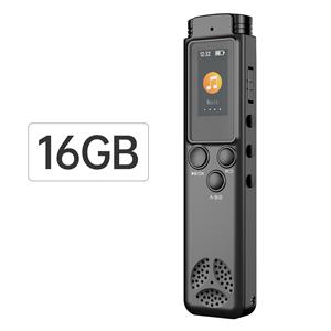 Honor Electronics 16GB digitale voicerecorder Spraakgestuurde audio-opname Ruisonderdrukking met afspelen van MP3-muziek 16GB
