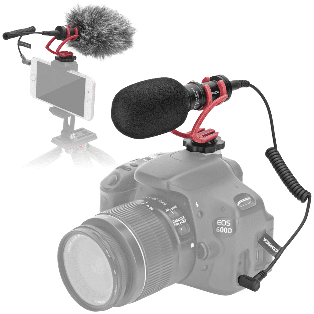 COMICA CVM-VM10II richtmicrofoon voor smartphone en camera