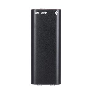 Honor Electronics 8GB Mini USB Digitale Audio Voice Recorder Dictafoon MP3 Muziekspeler Draagbaar Opnameapparaat zwart