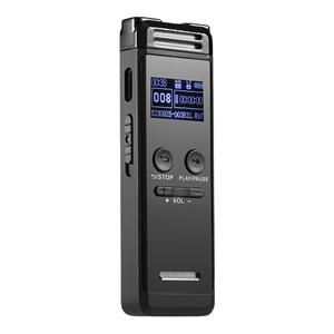 TOMTOP JMS 32G Digitale Voice Recorder Geactiveerde Opname Afspelen MP3 Muziekspeler met Microfoon en Luidspreker 1536KBPS 0 zwart