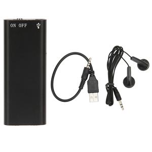 Honor Electronics Spraakrecorder HD Geluidsreductie Spraakgestuurd USB Opladen Mini Geluidsrecorder voor Vergaderingen