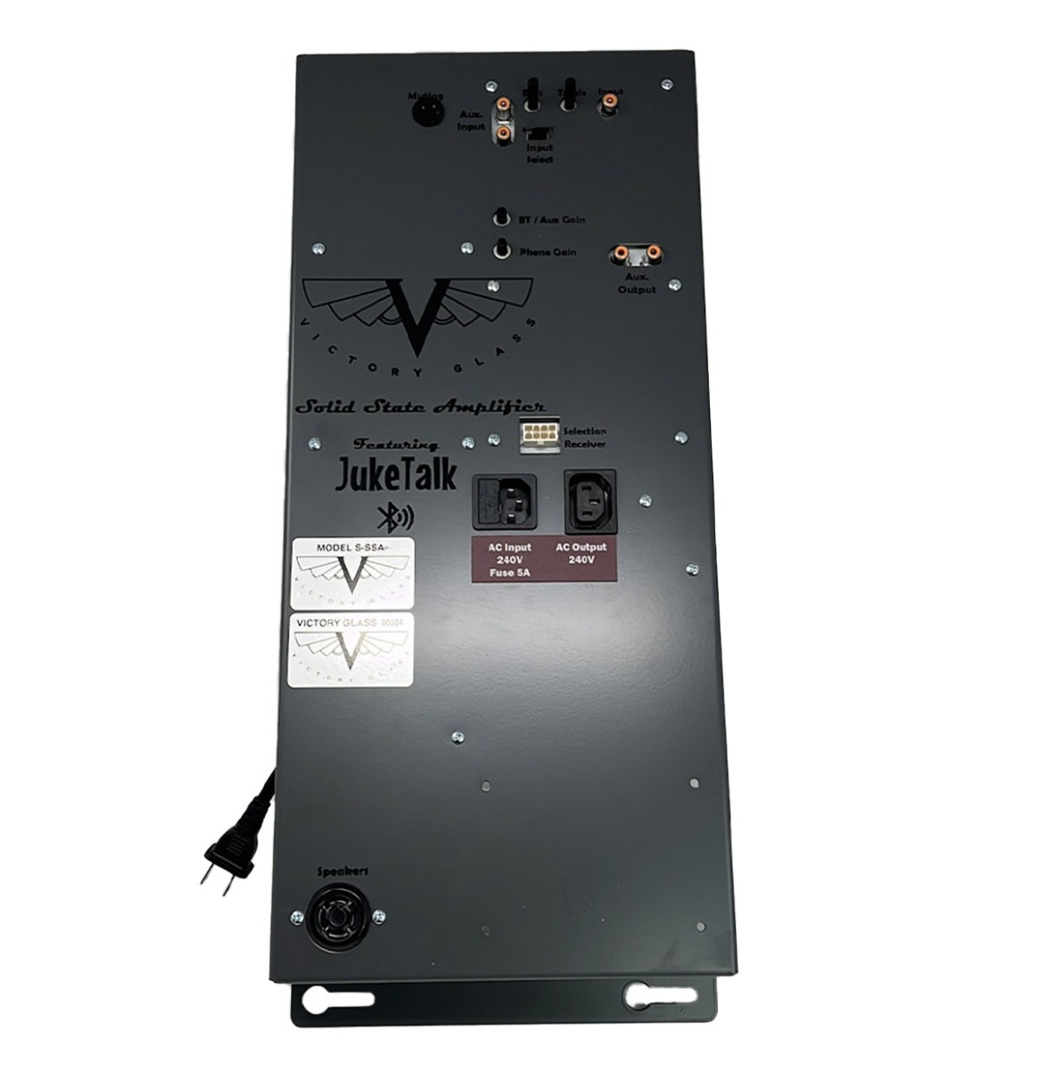 Fiftiesstore Seeburg Model A,B,C,G,W Solid State Versterker met Bluetooth S-SSA1 240v