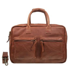 Cowboysbag The College Bag Laptoptas 15.6" cognac