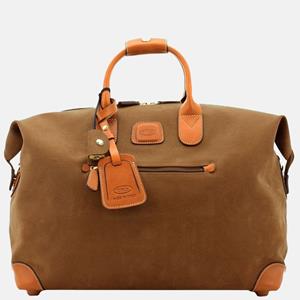 Bric's Reistas Life Holdall van leer