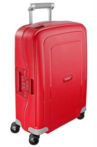 Samsonite Hartschalen-Trolley "S'cure 55 cm crimson red" 4 Rollen