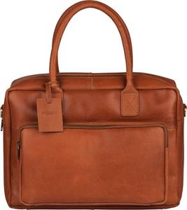 burkely Vintage Mitch Worker Schoudertas Cognac 792122