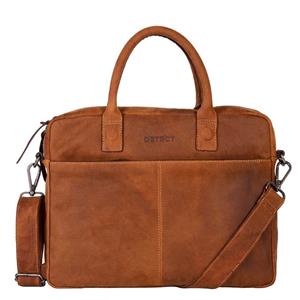 DSTRCT Wall Street Business Laptoptas 15.4'' Cognac