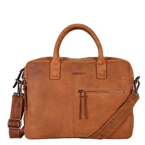 DSTRCT Wall Street Business Laptoptas 15.4'' Double Cognac