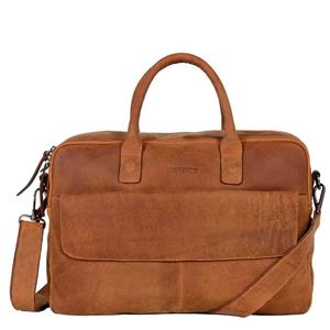 DSTRCT Wall Street Business Laptoptas 17'' Cognac 76420