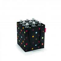 Reisenthel Flaschen Transport bottlebag dots, black