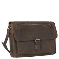 Jost Salisbury Umhängetasche / Messenger L 38 cm, Braun