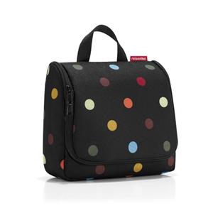 Reisenthel Toiletbag Toilettas - Ophangen - Polyester - 3L - Dots Zwart