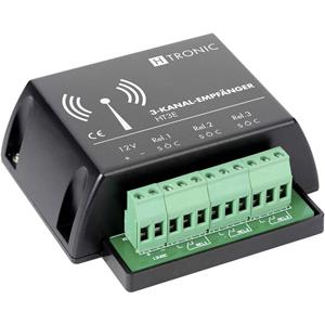 H-Tronic HT3E Funkempfänger 3-Kanal Frequenz 868.35MHz 12 V/DC Y149741