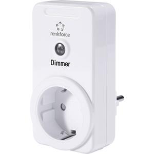 renkforce RS2W Phasenanschnittsdimmer Zwischenstecker 1-Kanal Schaltleistung (max.) 300W Reichweite max. (im F