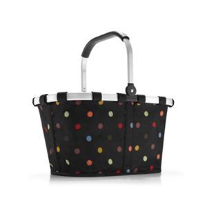 Reisenthel Carrybag Boodschappenmand - Polyester - 22L - Dots Zwart