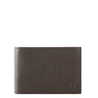 Piquadro Geldbörse "Black Square", Leder, RFID, für Herren, dunkelbraun, dunkelbraun