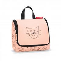 reisenthel toiletbag S kids cats and dogs roze