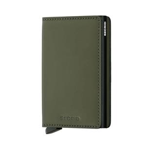 Secrid Slim Wallet Portemonnee Matte Green Black