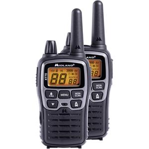 midland XT70 PMR/LPD-Handfunkgerät 2er Set