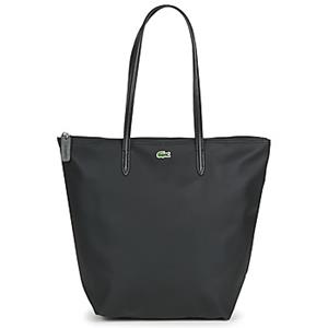 Lacoste Damen L.12.12 Concept Vertikale Tote Bag mit Reißverschluss - BLACK 