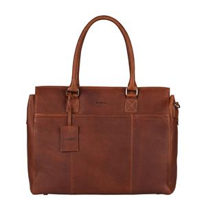 burkely Dames Leren Laptoptas 16 inch Antique Avery Doris Cognac