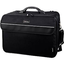 LiGHTPAK Notebook-Tasche , CORNICHE, , aus Nylon, schwarz