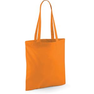 Katoenen tasje oranje 42 x 38 cm