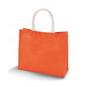 Jute oranje strandtas