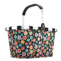 reisenthel carrybag happy flowers Einkaufstasche Henkelkorb Picknickkorb - 22 Liter -    Bunte Blumen