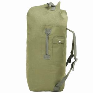 vidaXL Seesack Army Style 85 L Olivgrün Grün