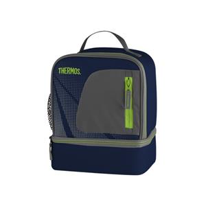 Thermos lunch koeltas blauw 19 x 23 cm