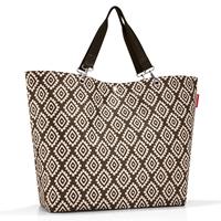 reisenthel shopperdiamonds mocha Schultertasche Umhängetasche Strandtasche 35 l -    diamonds mocha