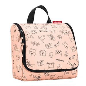 Reisenthel ® toiletbag kids cats and dogs roze - Oranje