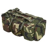 Plunjezak 3-in-1 legerstijl 120 L camouflage