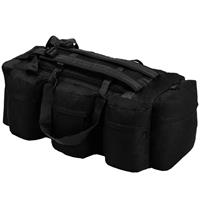 vidaXL Seesack 3-in-1 Armee-Stil 120 L  Schwarz