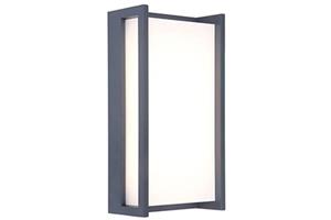Lutec buitenlamp Qubo antraciet