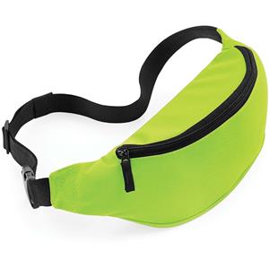 Heuptasje/buideltasje limegroen 38 cm - festivaltasjes