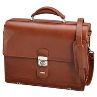 Alassio Mocca Aktentas voor laptop (15"), cognac, leder