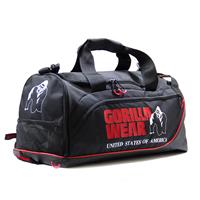 Gorillawear Jerome Gym Bag - Black/Red